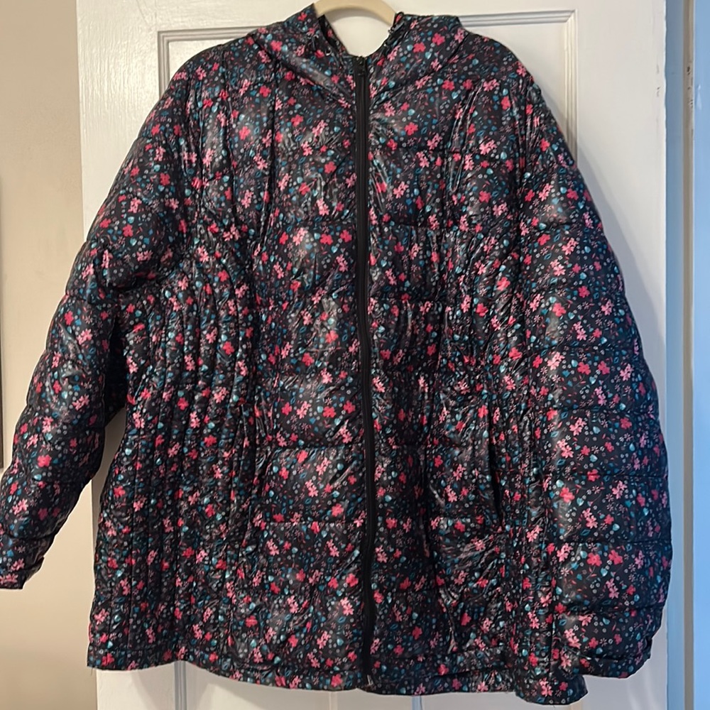 Woman Within size 30/32, 3X puffer coat